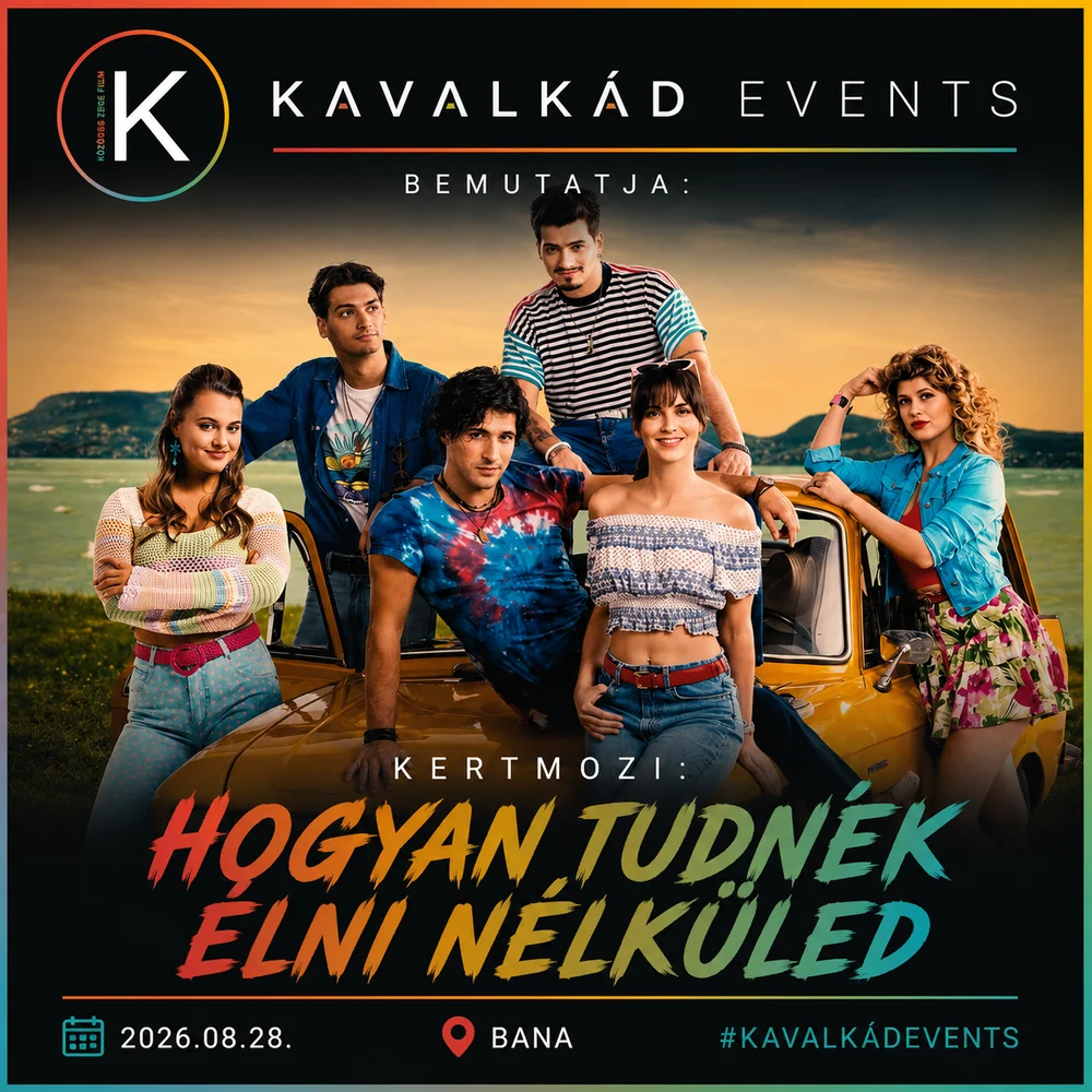 A Hogyan tudnék élni nélküled? hivatalos Kavalkád Events programkártyája